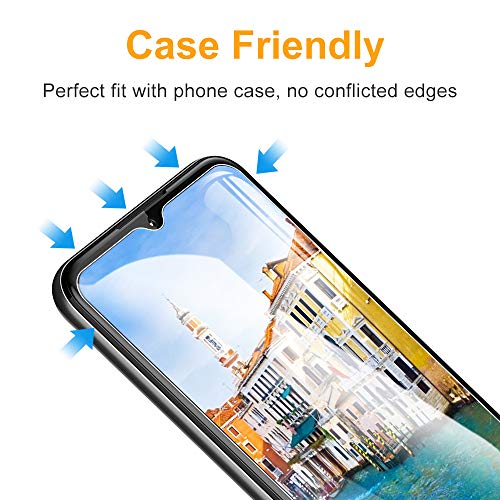 DOSNTO 3 Pack Protector de Pantalla para Motorola Moto G8 Power Lite, Cristal Templado, Dureza 9H, Resistencia al Desgaste, Resistencia al Rayado, fácil de Limpiar, Sin Burbujas, Funda Compatible