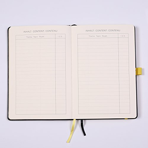 Dotted Journal/Dotted Notebook - Páginas Numeradas de Puntos Lemome Cuaderno de Tapa Dura A5 con Soporte Para Rotuladores - Papel Grueso Premium + Obsequios Extra (Verde Menta)