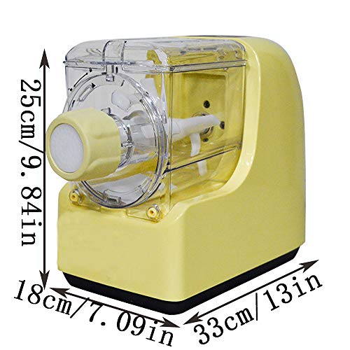 DPFXNN Fabricante de Fideos Multifuncional, máquina procesadora de Fideos eléctrica para el hogar, moldes de Pasta Intercambiables, operación automática de una tecla, para Cocina casera
