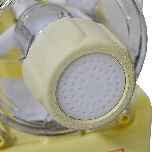 DPFXNN Fabricante de Fideos Multifuncional, máquina procesadora de Fideos eléctrica para el hogar, moldes de Pasta Intercambiables, operación automática de una tecla, para Cocina casera
