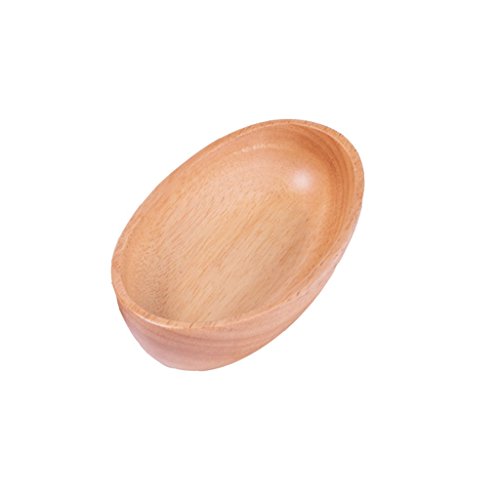 DQMSB Plato de Aperitivos Plato de Fruta Seca Plato Simple de Madera Maciza Plato de Aperitivo Plato de nueces Plato de Caramelo