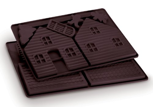 Dr. Oetker 2190 - Molde de silicona con forma de casita de chocolate