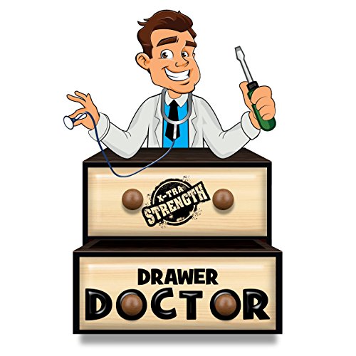 Drawer Doctor - 2x Pack - Kit de reparación de cajones – Repara los cajones de madera combados en minutos – 2x Kit reparador de cajones