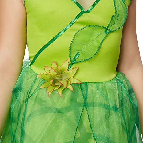 dressforfun 900345 Disfraz para Chica Hada del Bosques, Falda con Forma de Hoja, Flor bellamente Diseñada a la Altura de la Cadera (152 | no. 301714)