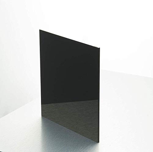 DSFHKUYB 2/3 mm plexiglás Negro Brillante Acrílico láminas de plástico 2 tamaños para Seleccionar (420 mm X 297 mm / A3),Thickness: 3mm