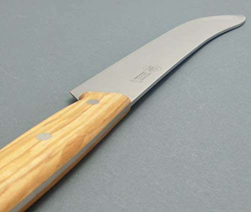 Due Buoi BBQ – Cuchillo de talla premium con hoja larga de 30,5 cm. Herramientas de acero inoxidable endurecido con mango de madera de olivo completo 3 remaches.