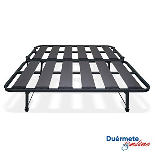 Duermete Cama Nido Completa Láminas Anchas Reforzada, Sistema Anti-Ruido, Gris, 90 x 190