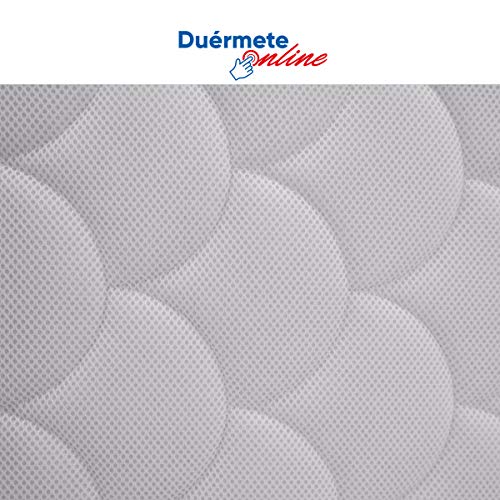 Duérmete Online Colchón viscoelástico Lyla Reversible (Cara Invierno-Verano) | Muy Transpirable | Fabricado en ESPAÑA, 80x180
