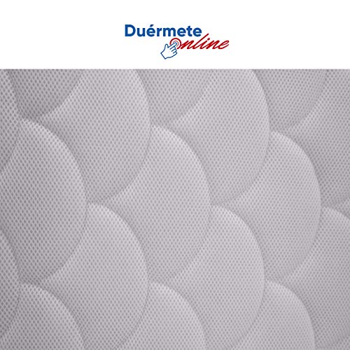 Duérmete Online - Colchón Viscoelástico Pocket Visco Reversible (Cara Invierno-Verano) Firmeza-dureza Alta, Muy Transpirable, 80x180