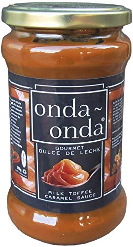 Dulce de Leche Gourmet Onda Onda - Dulce de leche premium - Relleno para tartas, dulces, pies - Ideal para panqueues o waffles - Perfecto para usar con helado, avena, cereales - 350g