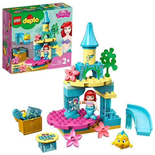 DUPLO Princess TM Disney Princess Castillo Submarino Juguete con Muñeca de La Sirenita Ariel para Niños Pequeños de  2-5 años, multicolor (Lego ES 10922)
