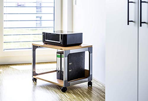 Durable 3710124 Sistema Multi Trolley 48, plata metálica / haya