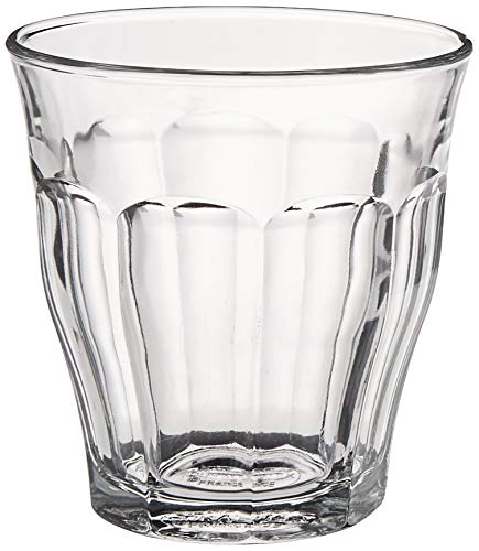 Duralex Picardie - copa de agua 160ml, sin marca de llenado, 6 vidrio