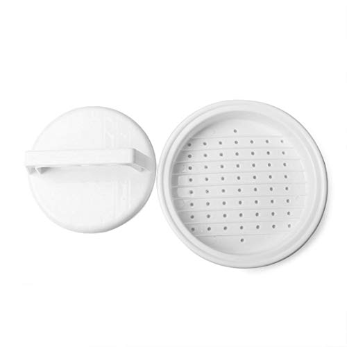 Dynamovolition Herramienta de Cocina de Cocina Multifuncional Forma Redonda Grado alimenticio PP DIY Hamburguesa Herramienta de Prensa de Carne Molde para Hacer Hamburguesas de Carne