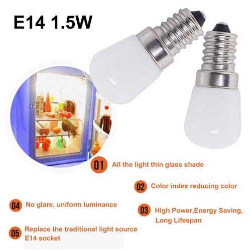 E14 Pygmy - Bombilla LED para frigorífico 1,5 W