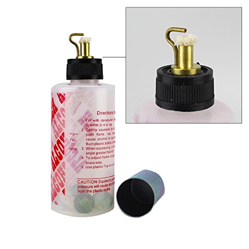 Earlywish 3 piezas Dental plástico alcohol quemador lámpara de luz equipo de laboratorio instrumento