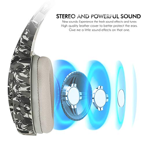 EasySMX Auriculares con Microfono, Cascos Gaming para Nueva Xbox One, Gaming Headset para PS4 con Control de Volumen Compatible con Laptop PC y Smartphone etc.