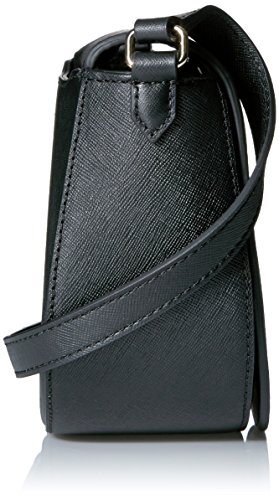 ECCO Iola Small Saddle Bag, Bandolera, bolso de mano para Mujer, Negro (Black), 7,5x15x31 cm (W x H x D)
