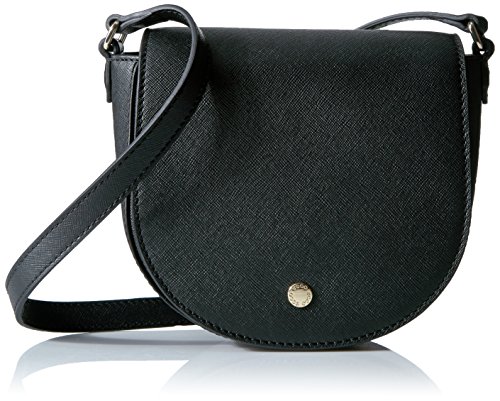 ECCO Iola Small Saddle Bag, Bandolera, bolso de mano para Mujer, Negro (Black), 7,5x15x31 cm (W x H x D)