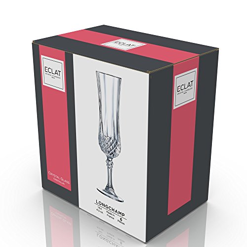 Eclat Cristal D'Arques Vasos de Brandy Longchamp, de Vidrio, 32 cl, 6 Unidades, Vidrio, Cristal, 14 cl