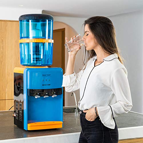 ECODE Deposito purificador de Agua 7 Niveles de purificacion 20 litros Filter Tower, Filtros Recambio ECO-3190F