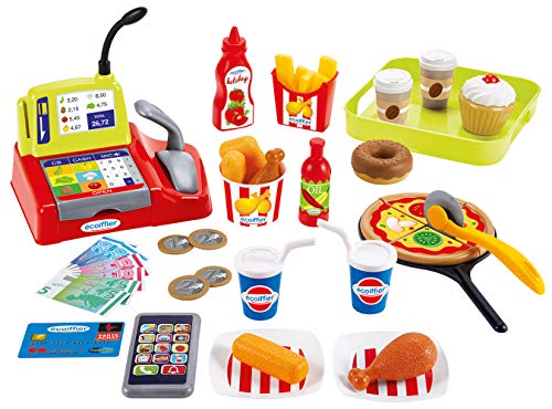 Ecoiffier - Caja Registradora Fast Food 100% Chef ( 2595)