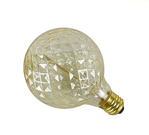 Edison Bombilla Tungsteno Filamento Bombilla De Tungsteno G95 Bombilla De Tenis E27 Retro En Forma De Piña 40W Bombilla Halógena Halógena En Forma De 40W