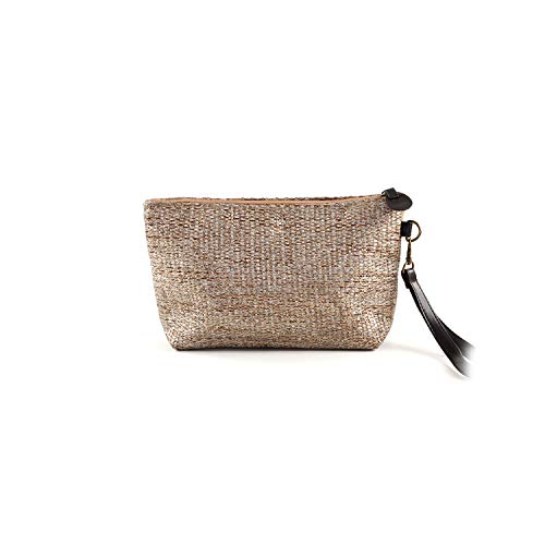 Eferri Nature, Bolso de mano con correa Jarki para Mujer, Oro, 17x29x7 cm