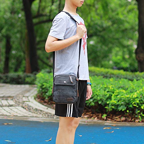 EGOGO Bolsos Hombres Mensajero Bolso de Hombro para Hombre E407-1