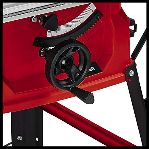 Einhell Sierra de mesa circular TC-TS 2025/2 U (máx. 2000 W, ajuste de la altura/inclinación de la hoja de sierra, Ø 250 x 30 mm hoja, tope-guía angular +/- 60°, superficie de contacto iz/de)