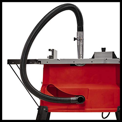 Einhell Sierra de mesa circular TC-TS 2025/2 U (máx. 2000 W, ajuste de la altura/inclinación de la hoja de sierra, Ø 250 x 30 mm hoja, tope-guía angular +/- 60°, superficie de contacto iz/de)