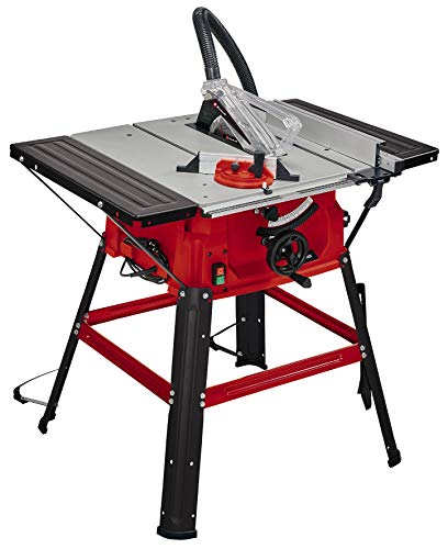 Einhell Sierra de mesa circular TC-TS 2025/2 U (máx. 2000 W, ajuste de la altura/inclinación de la hoja de sierra, Ø 250 x 30 mm hoja, tope-guía angular +/- 60°, superficie de contacto iz/de)