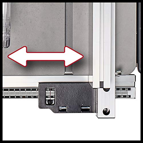 Einhell Sierra de mesa circular TC-TS 2025/2 U (máx. 2000 W, ajuste de la altura/inclinación de la hoja de sierra, Ø 250 x 30 mm hoja, tope-guía angular +/- 60°, superficie de contacto iz/de)