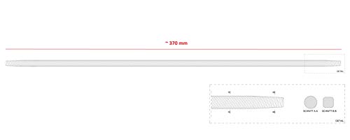 Eje de transmisión • para ijadora de pared jirafa cuello largo • pulidora • repuesto • Timbertech TBSLF04 y TBSLF06