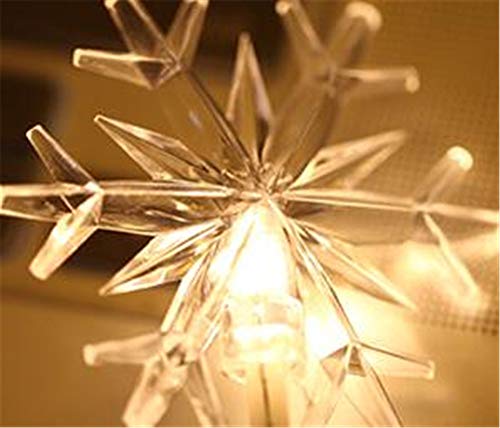 El Copo de Nieve de Navidad LED Cadena Luces decoración de la Boda del Partido de Vacaciones Pequeña Linterna Luces de Modelado 5M