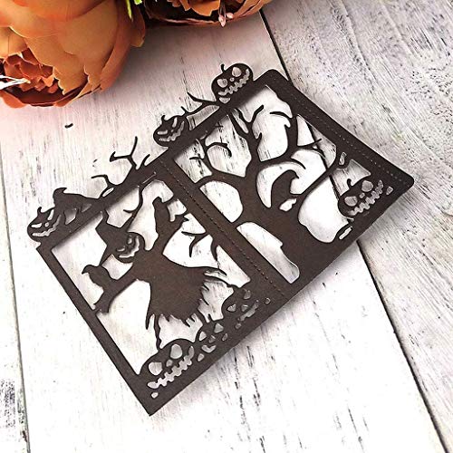 El corte de Halloween metal matrices de estampación Calabaza de la plantilla DIY álbum de recortes álbum de papel tarjeta de grabación en relieve Crafts Decoración DOISLL