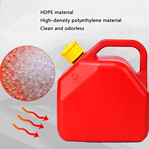 El gas plástico tanque de aceite espesado Combustible Gasolina Diesel del tanque de gasolina de contenedores de plástico portátil, 5L / 10L / 20L Diesel tambor coche de reserva del depósito de combust