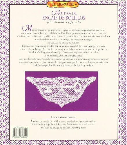 El libro de MOTIVOS DE ENCAJE DE BOLILLOS PARA OCASIONES ESPECIALES