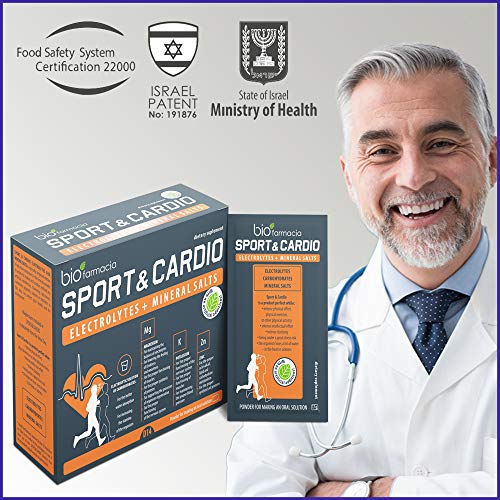 ELECTROLITOS DEPORTIVOS Y CARDIO + SPORT 100% Minerales naturales del mar muerto, Citrato de magnesio 350mg, Citrato de zinc 10mg, Citrato de potasio 350mg, Citrato de sodio 57mg