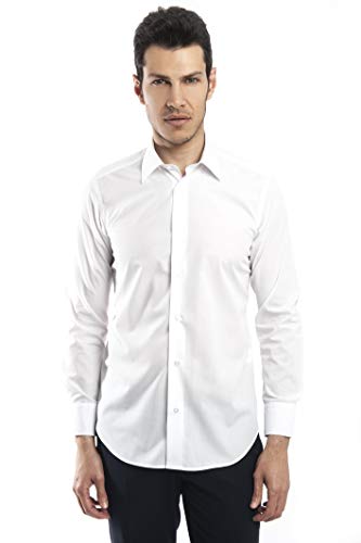 Elegante Camisa Blanca Art. Capri/Elba Marca Oxford (40 (15,3/4) IT)