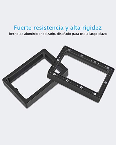 ELEGOO 2 PCS Metal Tanques de Resina para Impresora 3D ELEGOO Mars con FEP Película Preinstalado, 2 Tapas, y 2 Llaves Allen para ELEGOO Mars, Photon y Epax X1