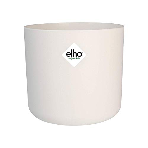 Elho B.for Soft Round Maceta redonda, Blanco, 29.5 x 29.5 x 27.6 cm
