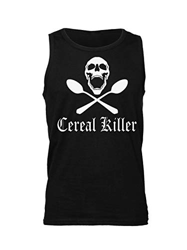 ELINELIN Cereal Killer Eating A Lot of Cereals Custom Men's Tank Top Shirt