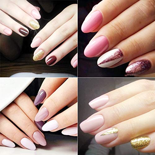 Elite99 Esmaltes Semipermanentes de Uñas en Gel UV LED, 6pcs Kit de Esmaltes de Uñas en Gel Soak Off 003