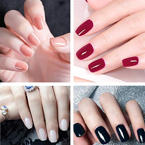 Elite99 Lámpara UV LED para Uñas 24w, 12 Colores Kit de Esmaltes Semipermanentes en Gel UV LED, Base y Top Coat, Removedor de Uñas 001