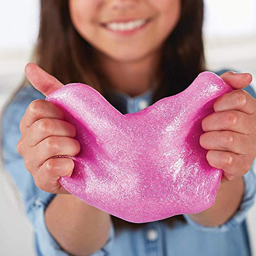 Elmer's pegamento con purpurina rosa, lavable y apto para niños de 177 ml; adecuado para hacer slime
