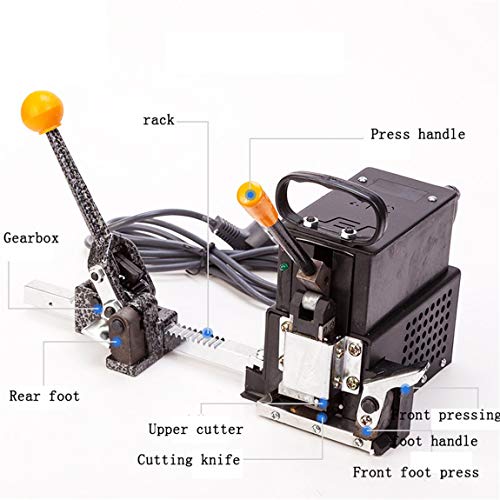 Empacadora eléctrica de fusión, máquina flejadora manual, fuerza de unión fuerte, máquina de flejado de hebilla de juego de hebilla de alta potencia de 200 W