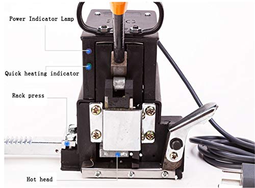 Empacadora eléctrica de fusión, máquina flejadora manual, fuerza de unión fuerte, máquina de flejado de hebilla de juego de hebilla de alta potencia de 200 W
