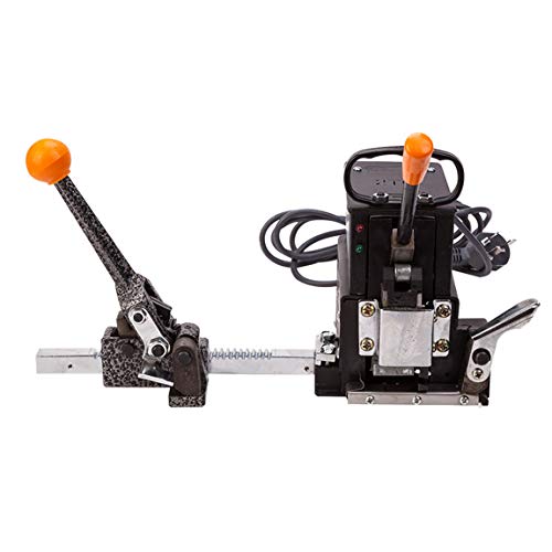 Empacadora eléctrica de fusión, máquina flejadora manual, fuerza de unión fuerte, máquina de flejado de hebilla de juego de hebilla de alta potencia de 200 W