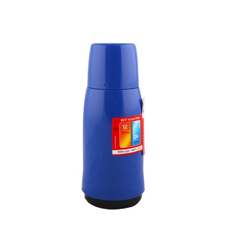Emsa 502442 Rocket Termo, Polipropileno, Azul, 0.5 L, 1 Unidad
